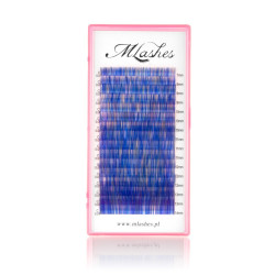 Multicolor lashes shade of brown