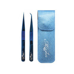 Silver tweezers - set