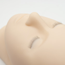 Training Head with Eyelashes