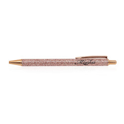 Długopis brokatowy MLashes- rose gold