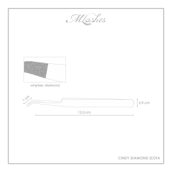 Cindy Diamond Tweezers - Gold