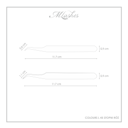Tweezers Colours- L 45 Degrees Pink