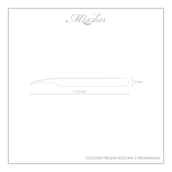 Colours Tweezers - Straight Pink with Particles