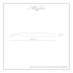 Contoured Separation Tweezers (Silver)