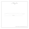 Gold Tweezers - Straight Contoured Gold