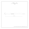 Luxy Rose Gold Classic Corrugated Tweezers No. 2