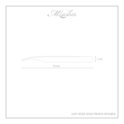 Luxy Rose Gold Tweezers Straight Curved