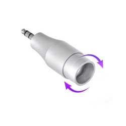 Glue curing LED lamp head - silver