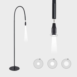 Glue curing LED lamp - black