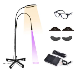Lampa UV do rzęs 2w1 - czarna