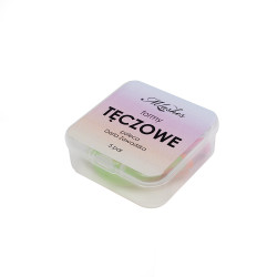 Formy silikonowe do laminacji rzęs TĘCZOWE 4 pary