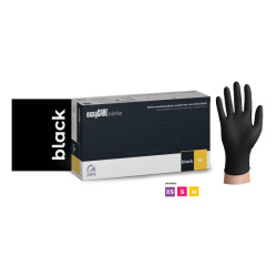 Nitrile gloves black